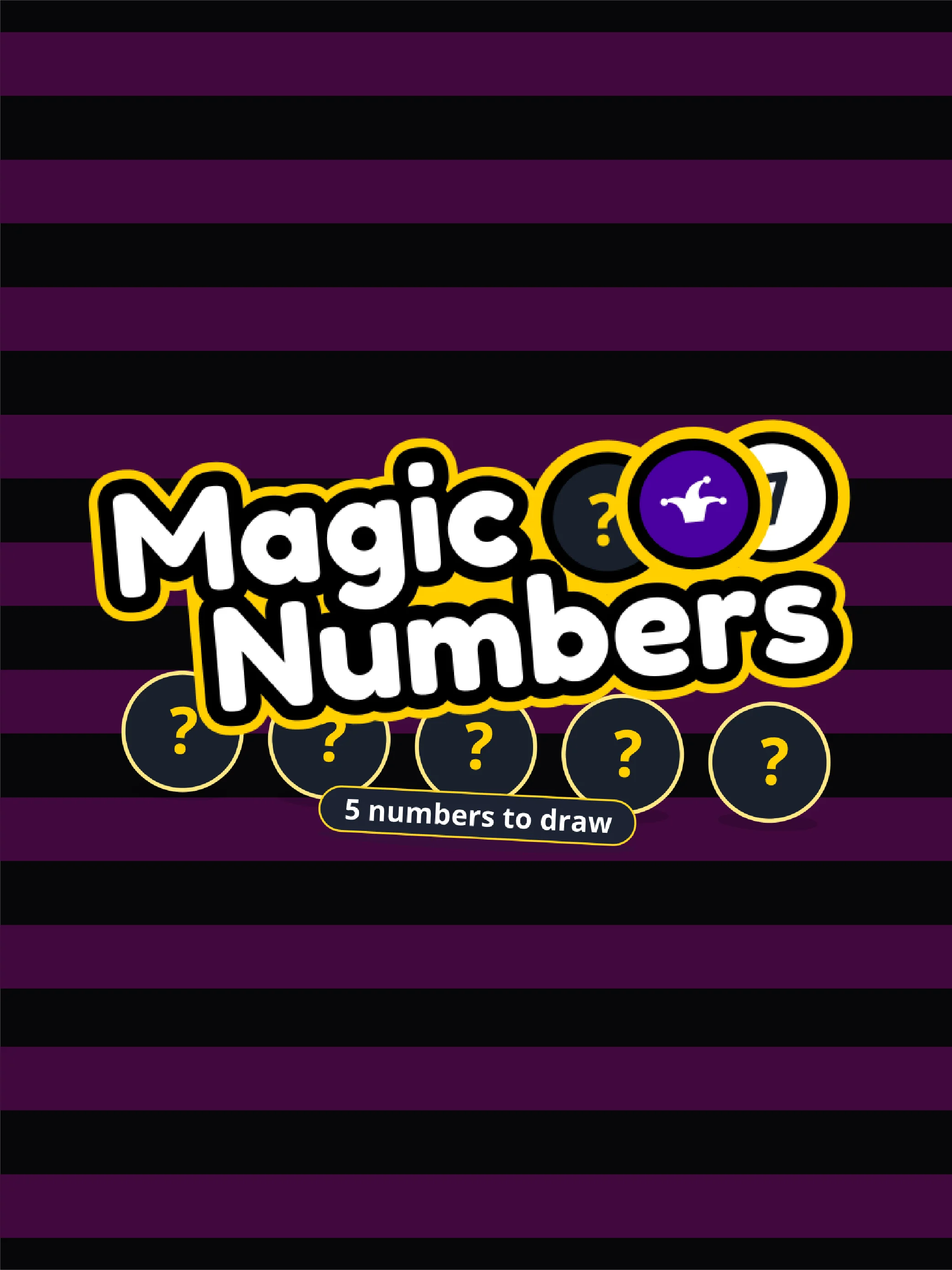 Slot de números mágicos con enfoque visual llamativo